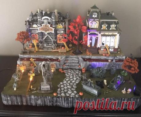 Диорамные интерьерные композиции на Хэллоуин - Planetalsad