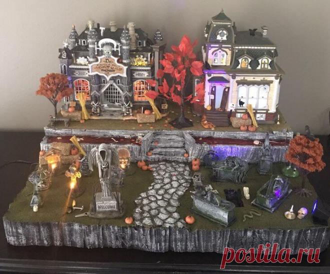 Диорамные интерьерные композиции на Хэллоуин - Planetalsad