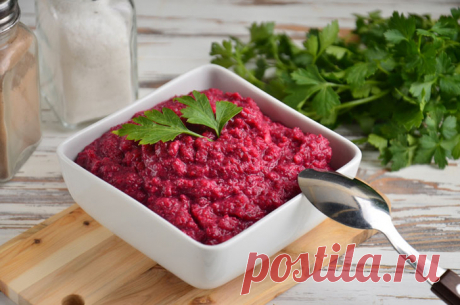 Фошмак с сельдью и свеклой