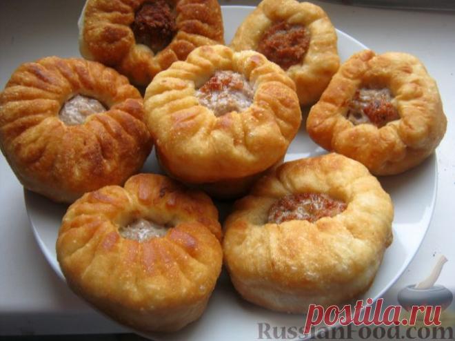 Рецепт: Беляши с мясом на RussianFood.com