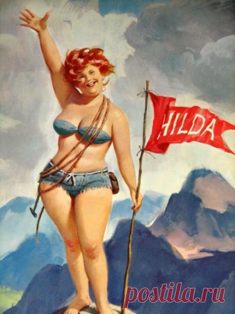 Hilda, by Duane Bryers | Pin up