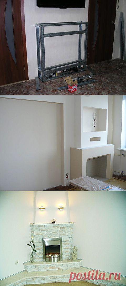 Как сделать фальш камин » Подсобка.com - как построить дом и сделать в нем ремонт