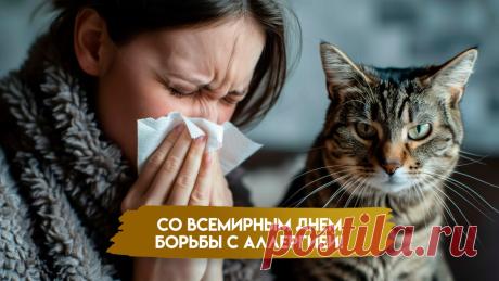 Пусть иммунитет будет крепким, а в жизни не будет места чиханию, слезам и раздражению. Берегите себя и будьте здоровы! Открытки на Всемирный день борьбы с аллергией!