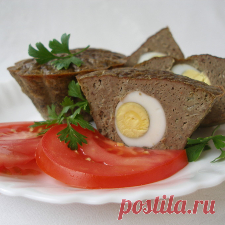 Маффины из куриной печени с перепелиными яйцами