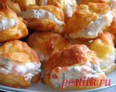 ПРОФИТРОЛИ СЫРНЫЕ — ОБАЛДЕННАЯ ЗАКУСКА!