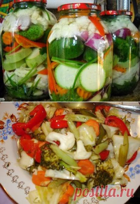 Торши (или маринованные овощи по-афгански) .