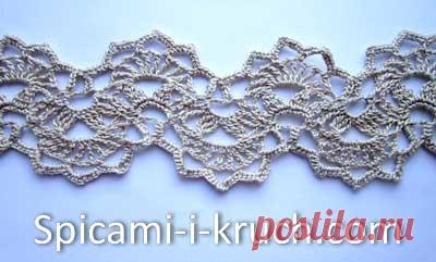 ленточное кружево | Спицами и крючком