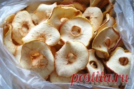 Как сушить яблоки в духовке