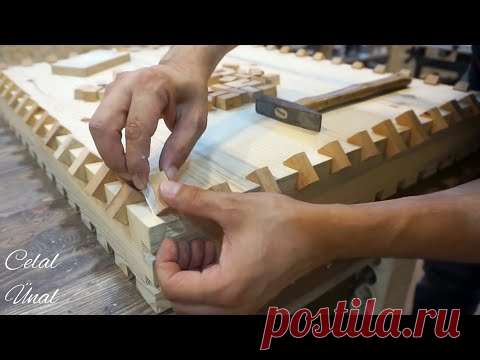 Деревообработка / Складной стол для мешков / Стол из деревянного ящика
