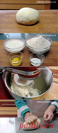 Пирожковое несладкое тесто на соде - Видеокулинария.рф - видео-рецепты Бабушки Эммы | Видеокулинария.рф - видео-рецепты Бабушки Эммы