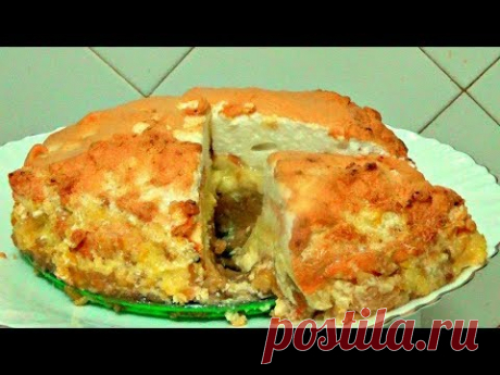 ЯБЛОЧНЫЙ ПИРОГ &quot; НОВОГОДНИЙ&quot; - ЧУДО ПИРОГ, ЛЕГКО И ПРОСТО