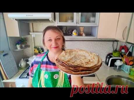 Свинина с кабачком - это очень вкусно / Приготовила винегрет /  Напекла блинов