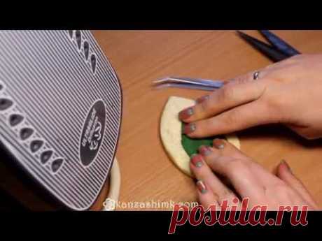 Зеленый листик из фоамирана / Мастер класс / Foam tutorial