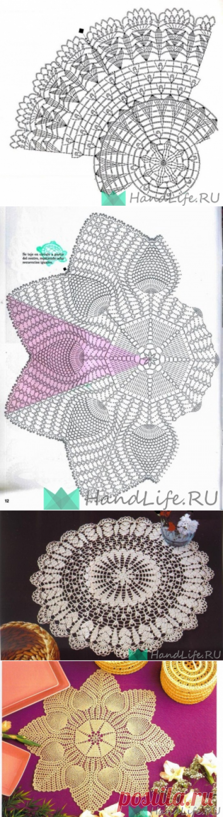 Салфетки крючком. Подборка. / Вязание
