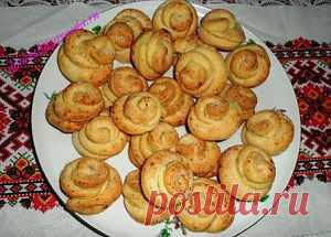 розочки из творожного теста. | Домашняя еда