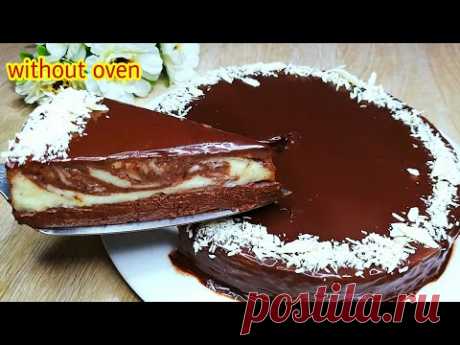 Nuovo dolce in 5 MINUTI ⁉️ niente FORNO niente LATTE condensato niente UOVA super CREMOSO DELIZIOSO