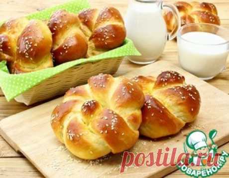 Сдобные булочки с кунжутом