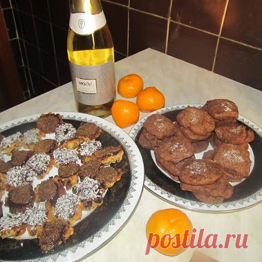 Конфеты-печенье с шоколадом,пряностями и специями. К  Новому Году захотелось…