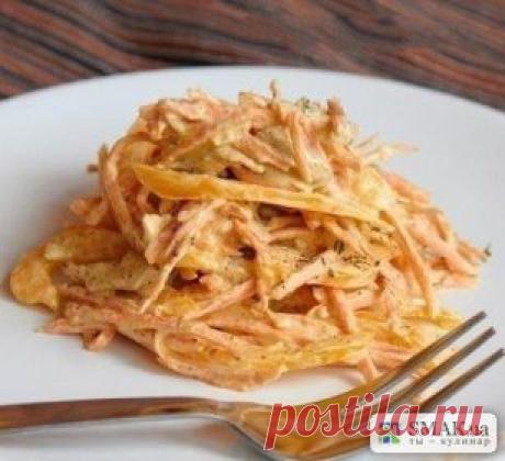 Рецепт: Салат с курицей, перцем и морковью - Рецепты - Кулинарные рецепты, диеты, меню, рецепты блюд. Smak.ua: Ты - кулинар!