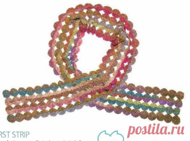 0860 - шарфи, шалі, палатини - В'язання для жінок - Каталог статей - Md.Crochet