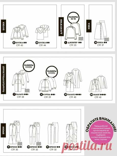 Burda Extra 2021: все технические рисунки — Мастер-классы на BurdaStyle.ru