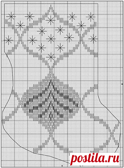 СХЕМА ДЛЯ ВЫШИВКИ БАРДЖЕЛЛО.