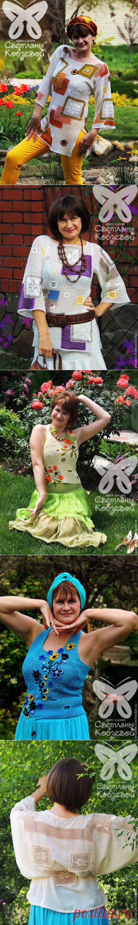 ФИЛЕЙНОЕ ВЯЗАНИЕ ОТ СВЕТЛАНЫ КОБЗЕВОЙ