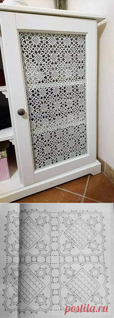 Мотив крючком + идея для вязания
