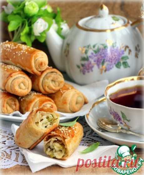 Пирожки "Вэрзэре" с солеными огурцами и рисом - кулинарный рецепт