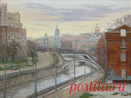 Наталия Ворошилова. Набережная Яузы. 2008 год.