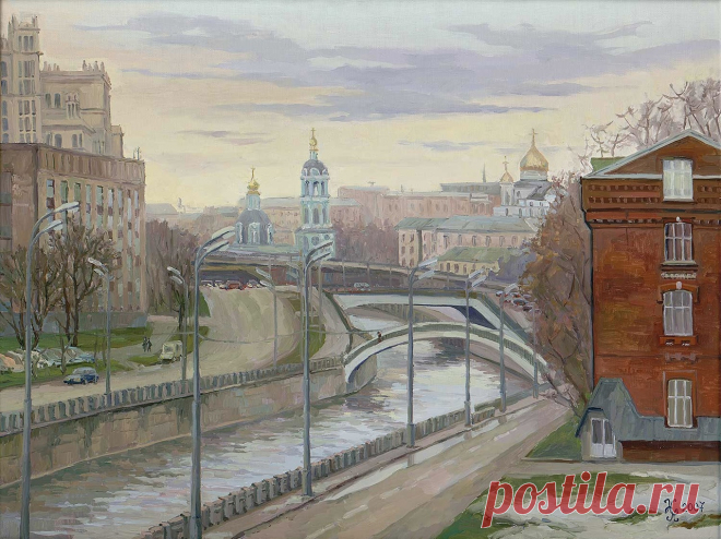 Наталия Ворошилова. Набережная Яузы. 2008 год.
