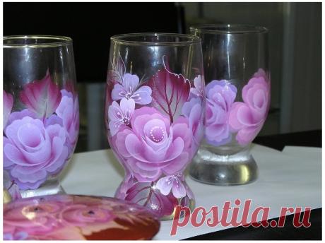 Роспись одним мазком. Татьяна Кудрявцева