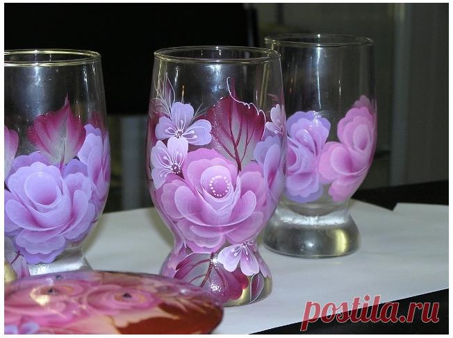 Роспись одним мазком. Татьяна Кудрявцева