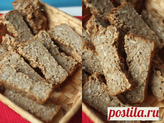 Полезный хлеб с овсяными хлопьями