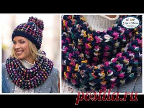 Trend Bere Boyunluk Yapımı - Making Trendy Beret & Cowl