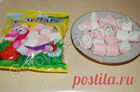 Рецепт: Мастика из маршмеллоу