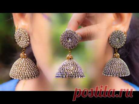 Make Unique Paper Pendant Earrings | handmade jewelry | made out of paper | Crafty Butterfly 029