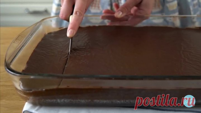 Быстрый Шоколадный Пирог (Брауни) с Орехами | Без Сливок и Кофе