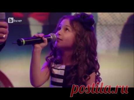 божественный голос! маленькая девочка словно взрослая!