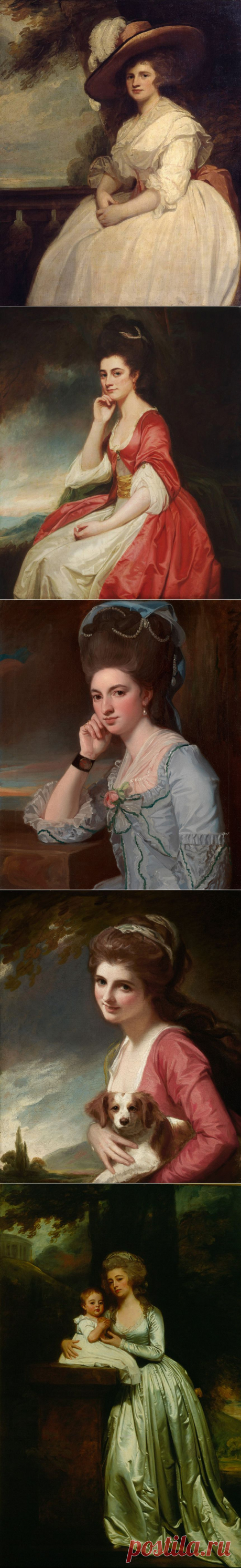 Английский портретист Джордж Ромни (George Romney, English, 1734-1802)