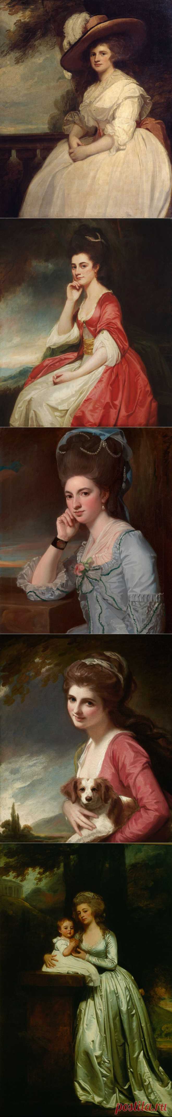 Английский портретист Джордж Ромни (George Romney, English, 1734-1802)