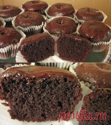 Шоколадные капкейки (Maida Heatter) - "Моя хлебопечка" - форум