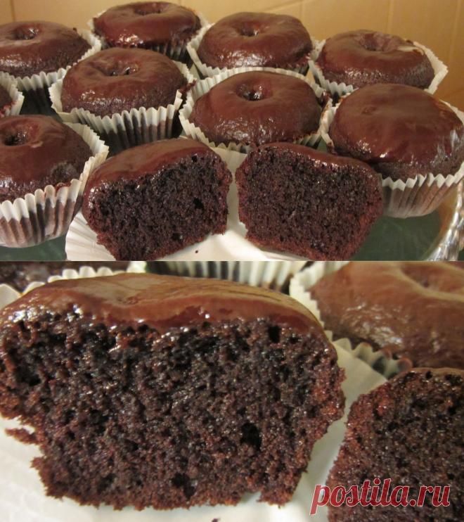 Шоколадные капкейки (Maida Heatter) - "Моя хлебопечка" - форум