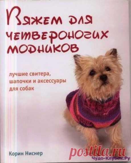 Вяжем для четвероногих модников. Свитера, шапочки и аксессуары для собак | ЧУДО-КЛУБОК.РУ
