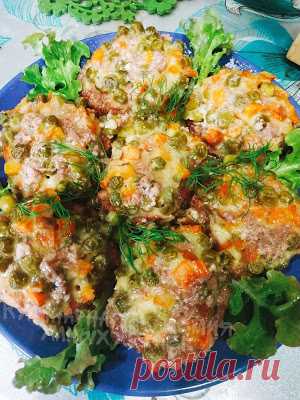 Кулинарная Академия Умных Хозяек: Мясные гнездышки с морковью и горошком