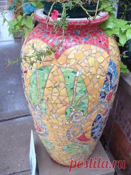 Идеи из осколков посуды - Самоделкино - медиаплатформа МирТесен