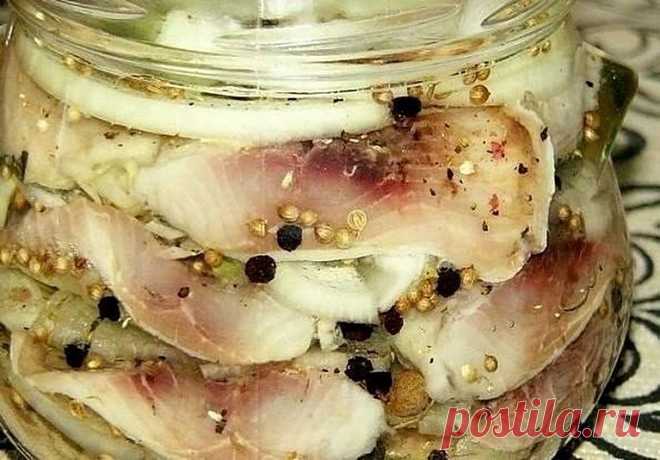 СЕЛЬДЬ в горчично-уксусной ЗАЛИВКЕ, вкуснее не бывает