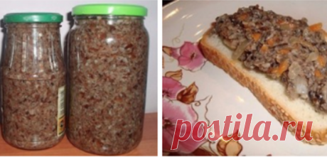 Готовим невероятно вкусную грибную икру. Зимой под картошечку ммм....!