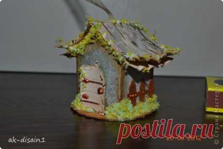 мини- домики из рулонов туалетной бумаги | Страна Мастеров