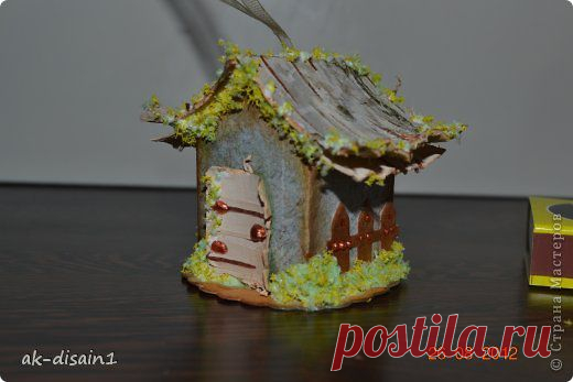 мини- домики из рулонов туалетной бумаги | Страна Мастеров